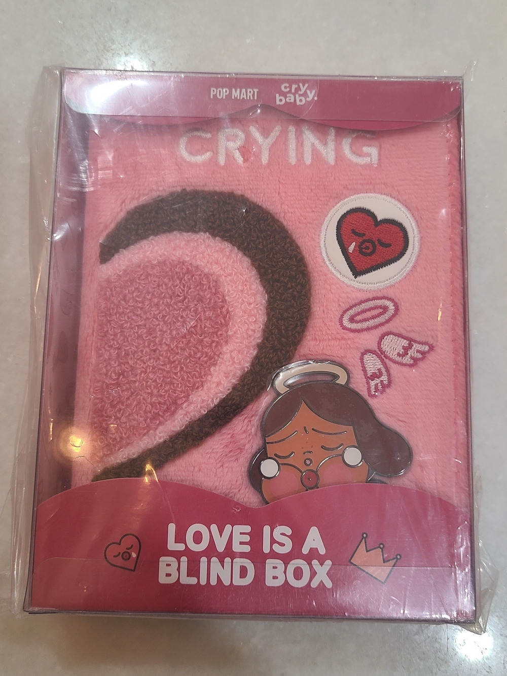 Pop Mart Crybaby Love is a Blind Box Notebook - Angel
